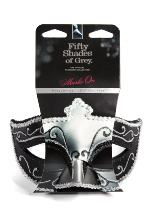Набор из двух маскарадных масок Masks On Masquerade, Цвет: черный с серебристым, фото 