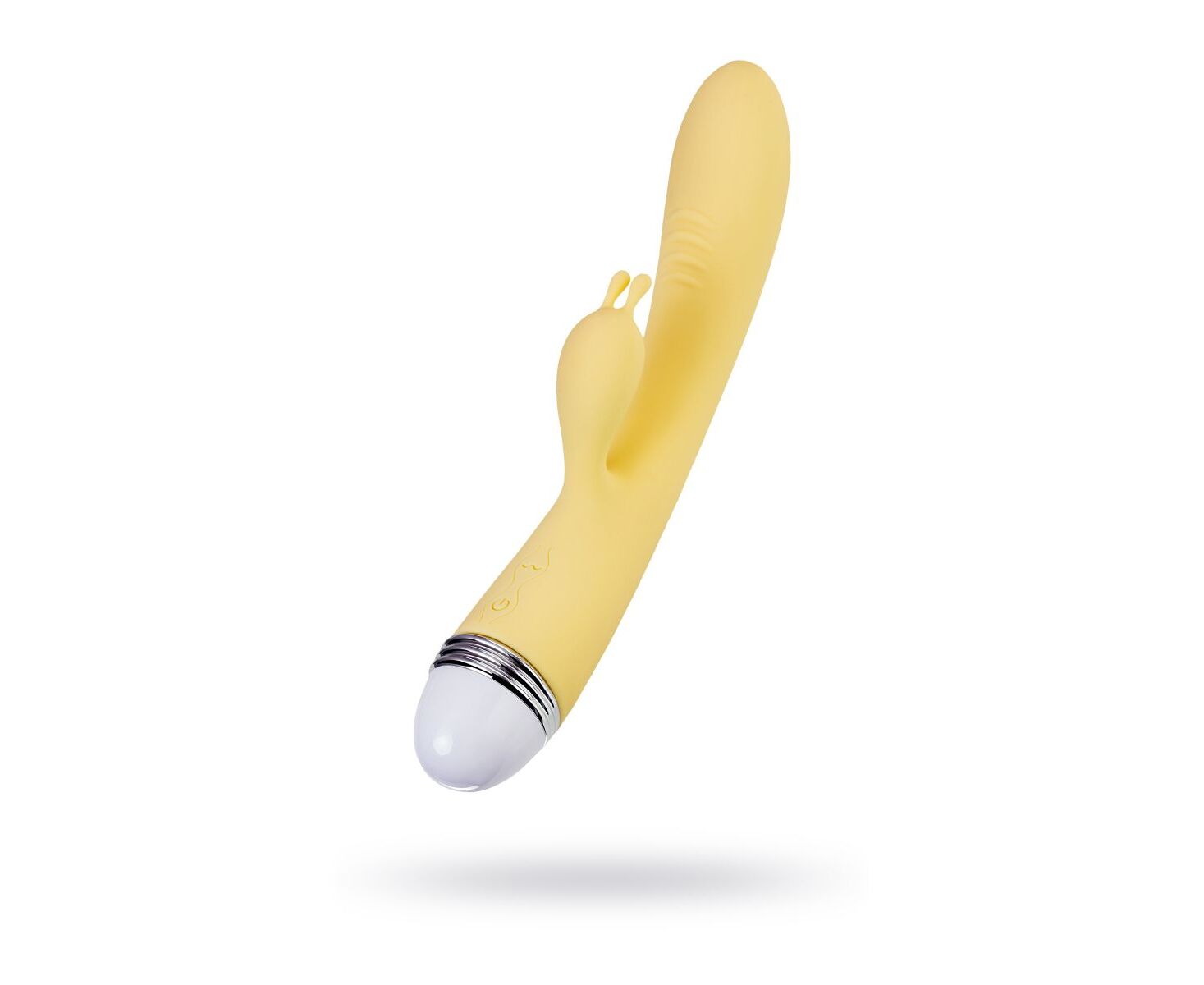 Жёлтый вибратор-кролик Flovetta by Toyfa Aster. 22 см, 10 режимов вибрации