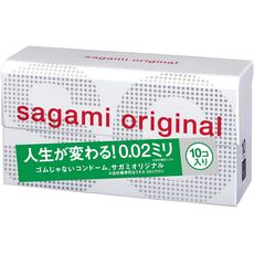 Ультратонкие презервативы Sagami Original 0.02, Длина: 19.00, Объем: 10 шт., Цвет: прозрачный, фото 