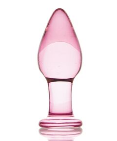 Стеклянная анально-вагинальная пробка - 11 см., фото 