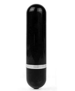 Черная удлиненная вибропуля Erokay - 11 см., фото 