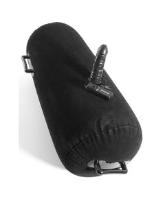 Надувная подушка с виброфаллосом Inflatable Luv Log, Цвет: черный, фото 