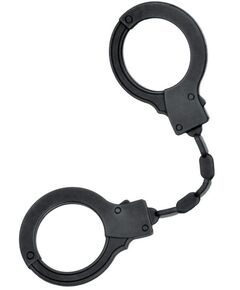 Черные силиконовые наручники A-Toys без ключа, фото 