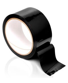 Черная самоклеющаяся лента для связывания Pleasure Tape - 10,6 м., фото 