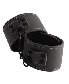 Черные наручники Wrist Cuff, фото 
