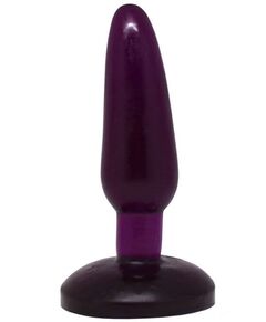 Фиолетовая анальная пробка HONEY DOLLS - 16 см., фото 