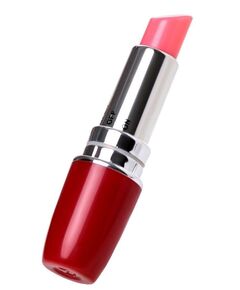 Красный мини-вибратор в форме губной помады Lipstick Vibe, фото 