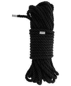 Черная веревка для бондажа BONDAGE ROPE - 10 м., фото 