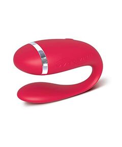 Красный вибратор для пар на батарейках We-Vibe Special Edition, фото 