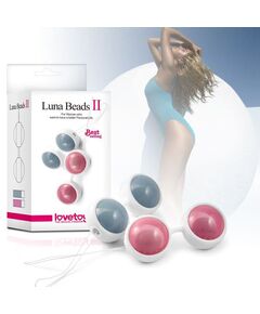 Розовые вагинальные шарики Luna Beards II, фото 