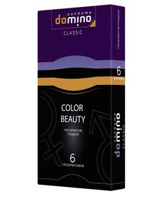 Разноцветные презервативы DOMINO Colour Beauty - 6 шт., фото 