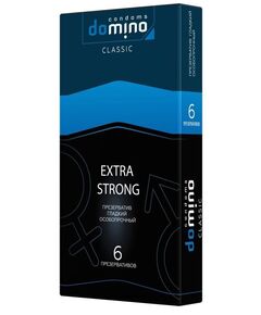 Суперпрочные презервативы DOMINO Extra Strong - 6 шт., фото 