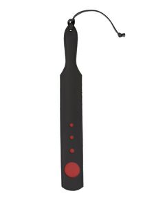 Чёрный пэддл с красным геометрическим узором O-Impression Paddle - 40 см., фото 