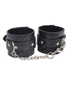 Черные наручники Be good Wrist Cuffs, фото 