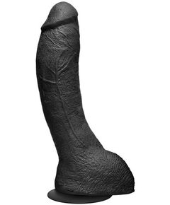 Черный фаллоимитатор-насадка The Perfect P-Spot Cock With Removable Vac-U-Lock Suction Cup - 22,9 см., фото 