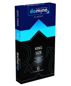 Презервативы увеличенного размера DOMINO Classic King size - 6 шт., фото 