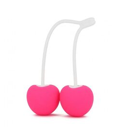 Ярко-розовые вагинальные шарики Cherry Love, фото 