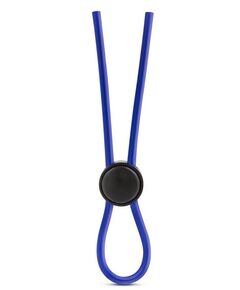 Эрекционное лассо Silicone Loop Cock Ring, Цвет: синий, фото 