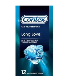 Презервативы с продлевающим эффектом Contex Long Love - 12 шт., фото 