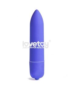 Вибропуля X-Basic Bullet Long One Speed - 9 см., Цвет: синий, фото 