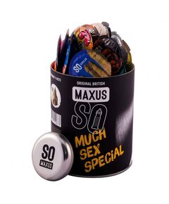 Текстурированные презервативы в кейсе MAXUS So Much Sex - 100 шт., фото 