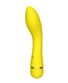 Перезаряжаемый вибратор Whaley - 16,8 см., Длина: 16.80, Цвет: желтый, фото 