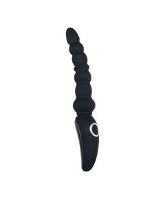 Черная анальная виброелочка Magic Stick - 22,6 см., фото 