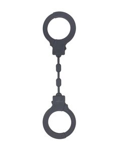 Силиконовые наручники Le Frivole, Цвет: темно-серый, фото 