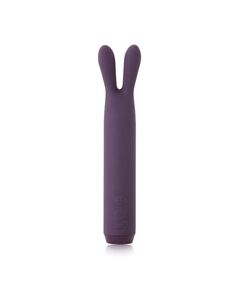 Вибратор с ушками Rabbit Bullet Vibrator - 8,9 см., Длина: 8.90, Цвет: фиолетовый, фото 