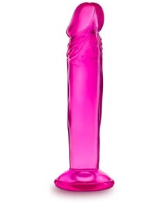 Анальный фаллоимитатор Sweet N Small 6 Inch Dildo With Suction Cup - 16,5 см., Длина: 16.50, Цвет: розовый, фото 