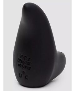 Черный вибратор на палец Sensation Rechargeable Finger Vibrator, фото 