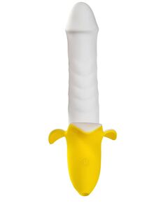 Мощный пульсатор в форме банана Banana Pulsator - 19,5 см., фото 