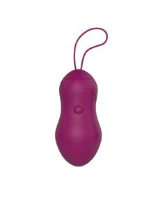 Сливовое вагинальное виброяйцо AN Fruit с пультом ДУ, фото 