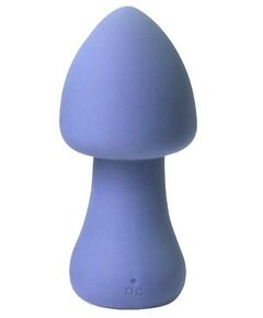 Перезаряжаемый клиторальный стимулятор-грибочек Parasol Mushroom, Длина: 10.70, Цвет: голубой, фото 