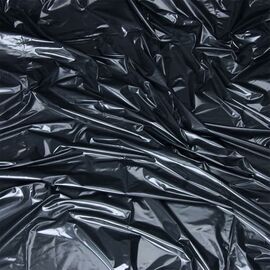 Черная виниловая ткань-простынь для эротических игр, Цвет: черный, фото 