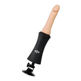 Секс-машина с телесной насадкой HandBang MotorLovers, Цвет: черный с бежевым, фото 