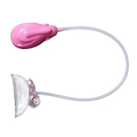 Автоматическая помпа для клитора и малых половых губ с вибрацией, Цвет: прозрачный, фото 