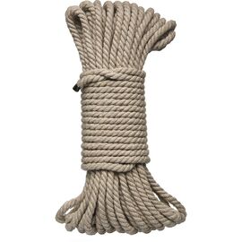 Бондажная пеньковая верёвка Kink Bind & Tie Hemp Bondage Rope 50 Ft - 15 м., фото 