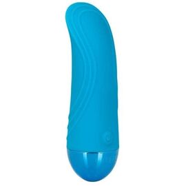 Голубой мини-вибратор Tremble Tickle - 12,75 см., фото 