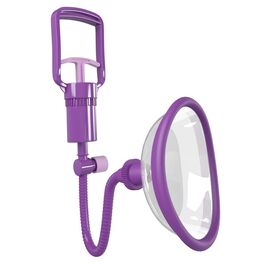 Фиолетовая клиторальная помпа Pleasure Pump, фото 