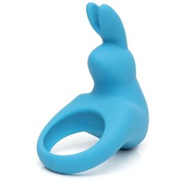 Эрекционное виброкольцо Happy Rabbit Rechargeable Rabbit Cock Ring, Длина: 7.60, Цвет: голубой, фото 