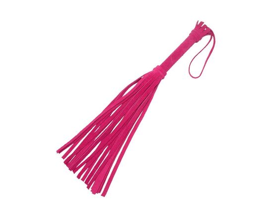 Розовая мини-плеть «Королевский велюр» - 40 см., фото 