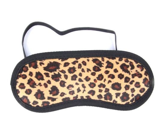 Леопардовая маска на резиночке, фото 