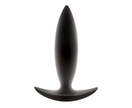 Чёрная анальная пробка для ношения Renegade Spades - 10,1 см., фото 