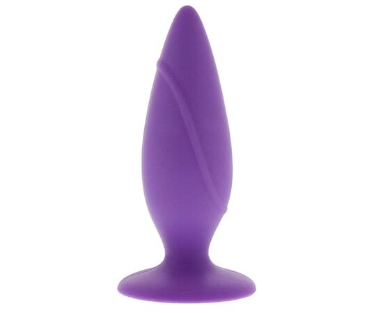 Фиолетовая анальная пробка MOJO SPADES SMALL BUTT PLUG - 10 см., фото 