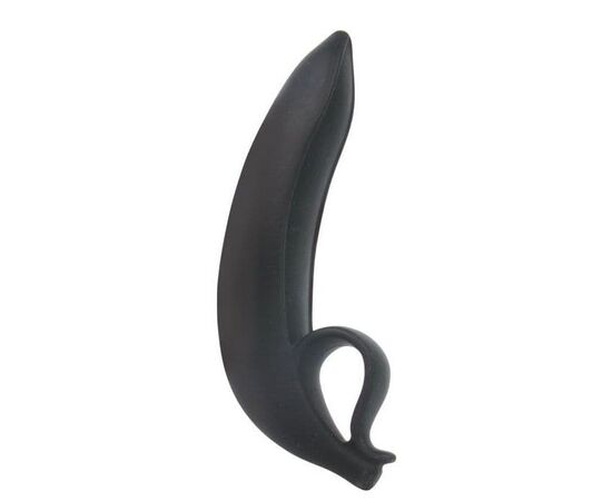 Черный анальный стимулятор Anal Banana - 16 см., фото 