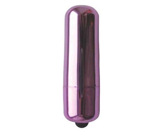 Фиолетовая гладкая вибропуля Erowoman-Eroman - 5,5 см., фото 
