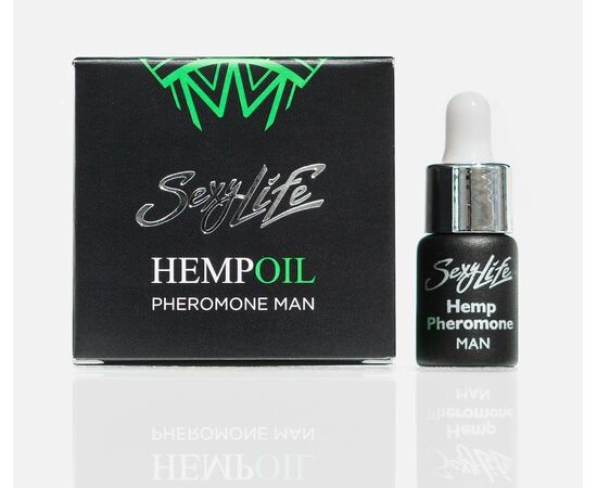 Мужские духи с феромонами Sexy Life HEMPOIL man - 5 мл., фото 