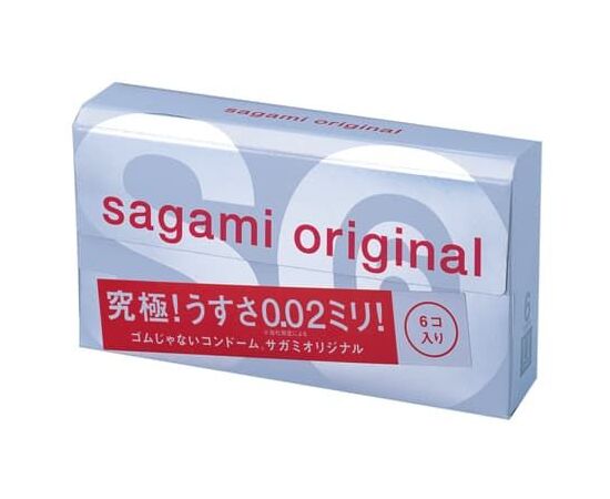 Ультратонкие презервативы Sagami Original - 6 шт., фото 