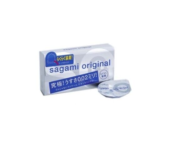 Ультратонкие презервативы Sagami Original QUICK - 6 шт., фото 